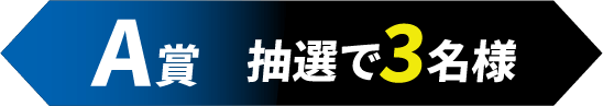 A賞 抽選で3名様