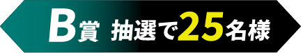 B賞 抽選で25名様